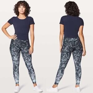 Lululemon Wunder Under Hi-Rise Tight Nulux Effervescence Pant Hi Rise 50g Sz 10